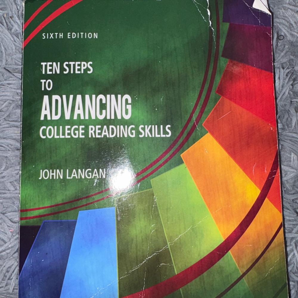 Colorful College Reading Skills Book
